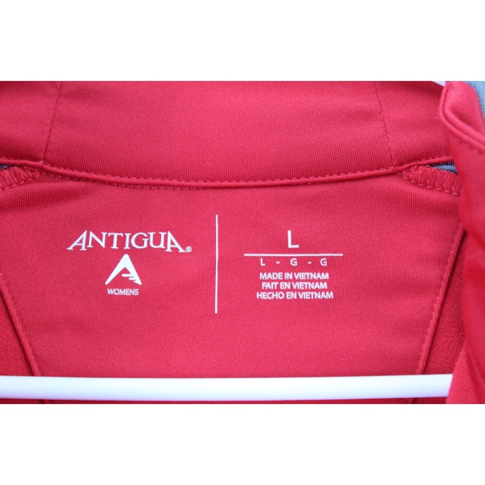 Antigua Los Angeles Angels Womens Pullover Athletic Jacket Red Gray Size L - Picture 7 of 16